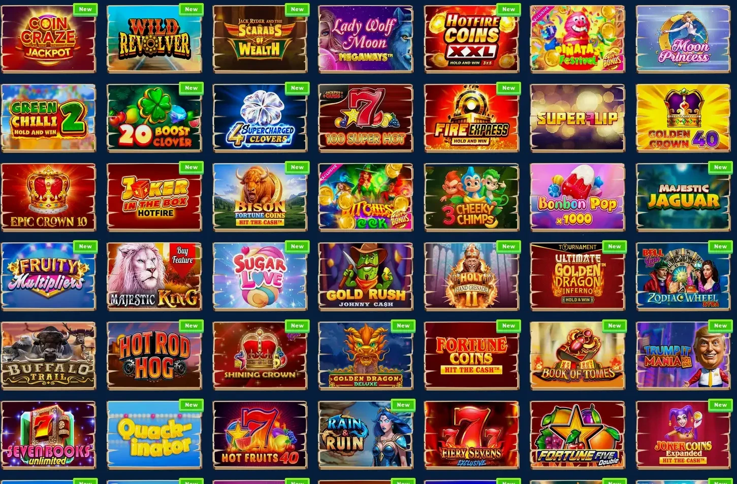 Fairspin Mobile Spielapp Übersicht mit Slots und Live Casino